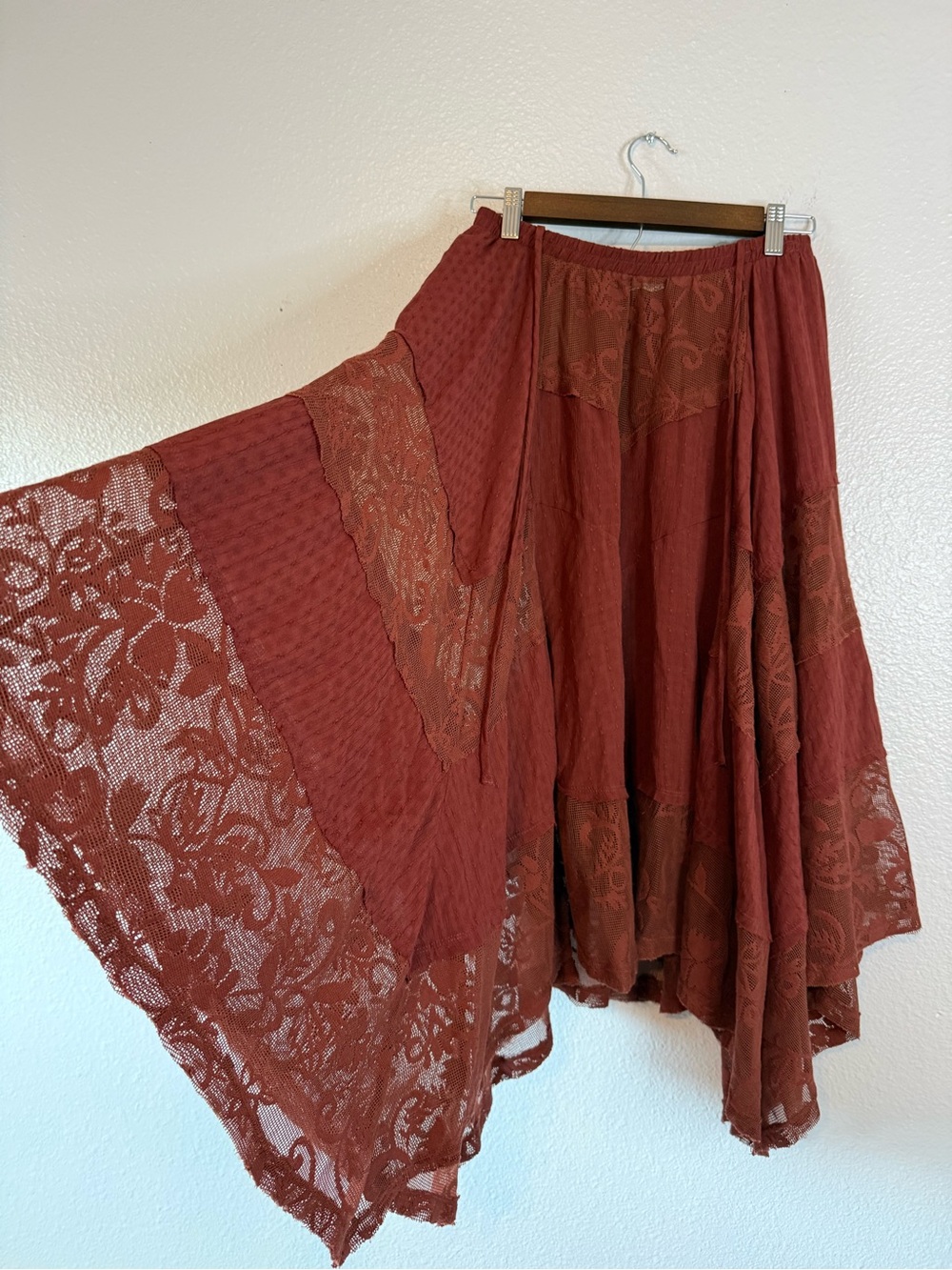 Intimately Free People Sunny Meadows Convertible Slip Skirt Brandy Brown XS - Picture 2 of 8